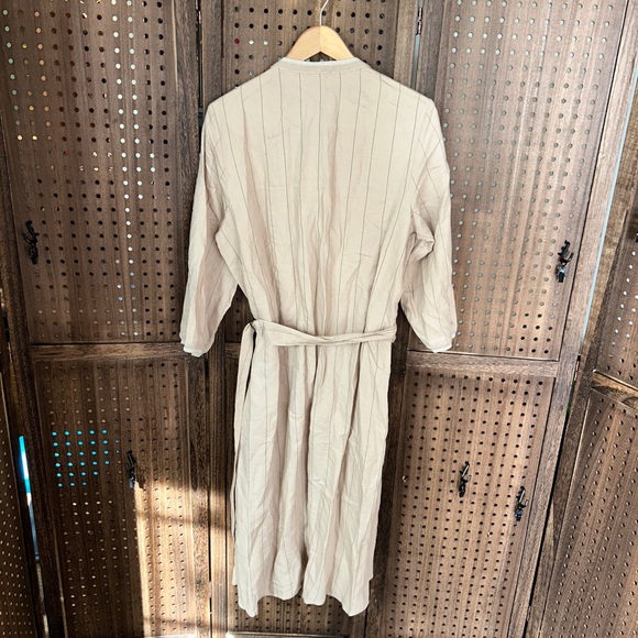 Beige Women’s Medi Dress Pleated Design made in Italy - Picture 12 of 16